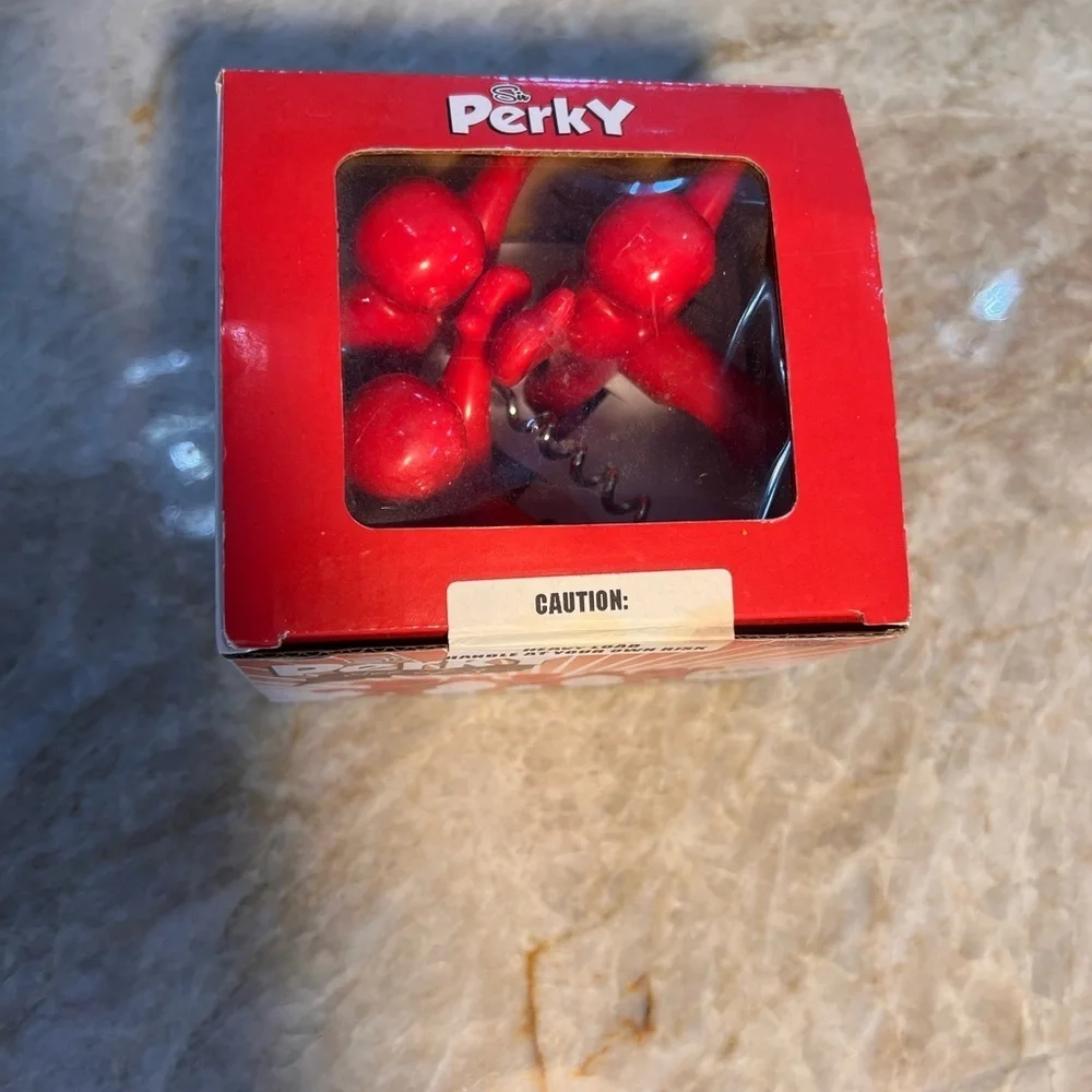 Gag gift Perky Set of 3 - Red adult novelty bar ware tools